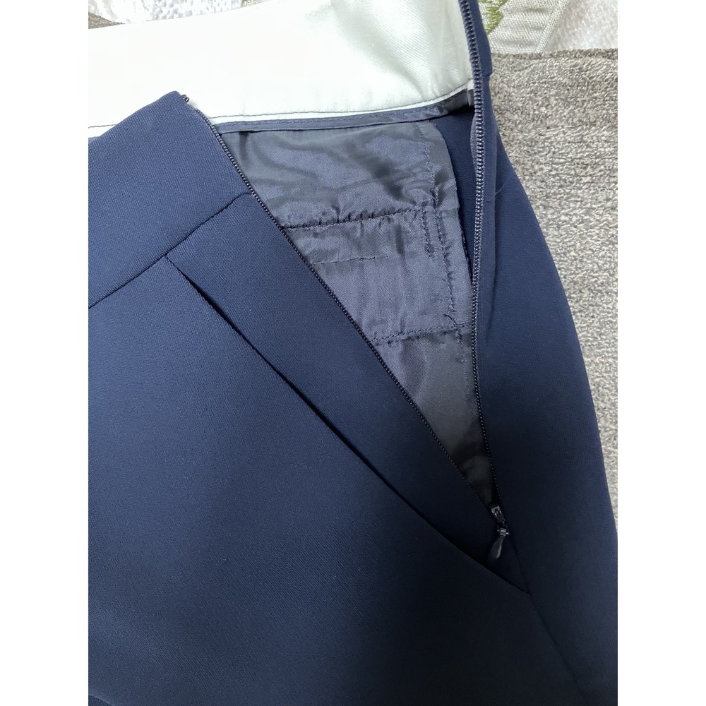 J. Crew Straight Leg High‎ Rise Navy Dress Pants Size 12 Women’s - Picture 5 of 6